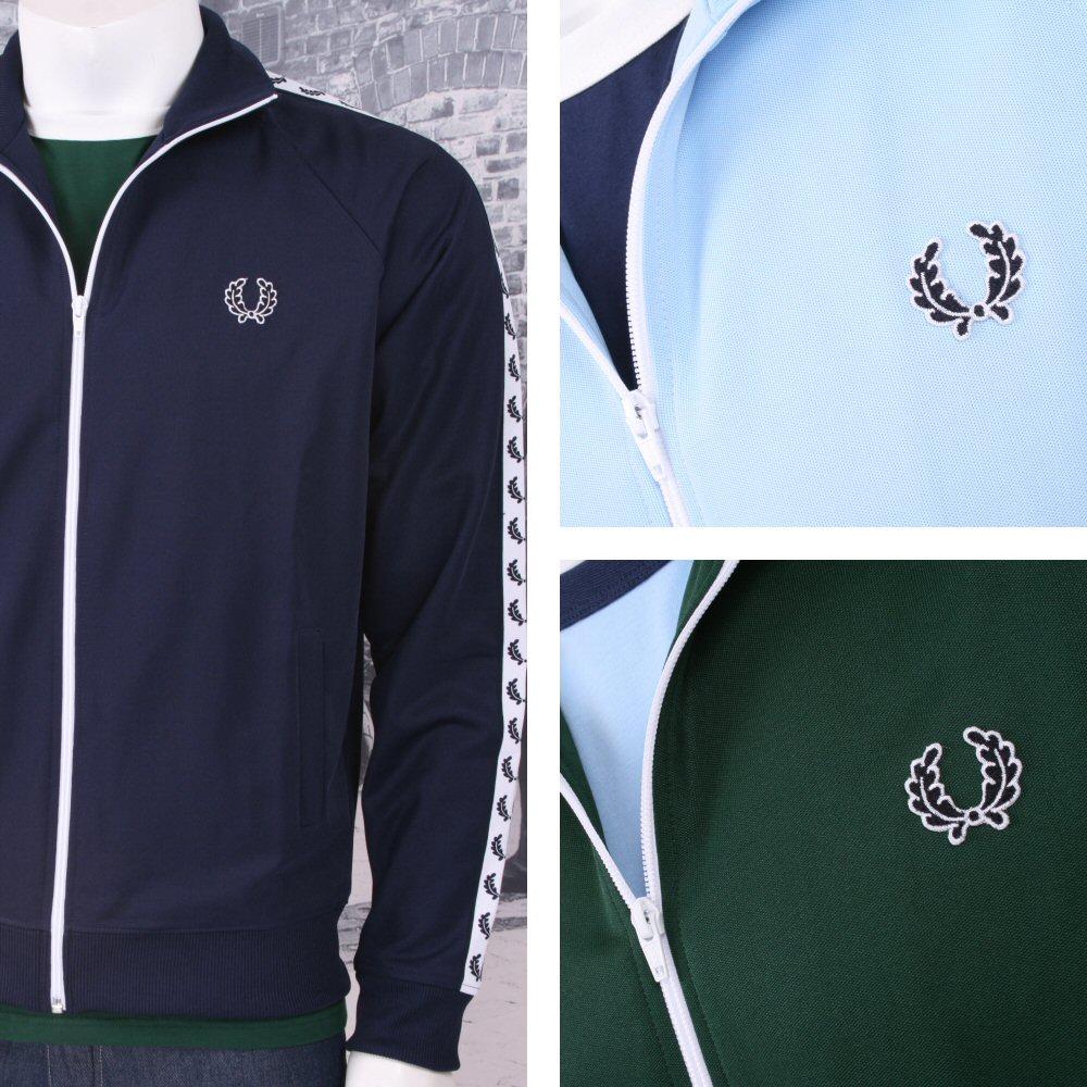 Fred perry sports 2024 authentic taped track jacket